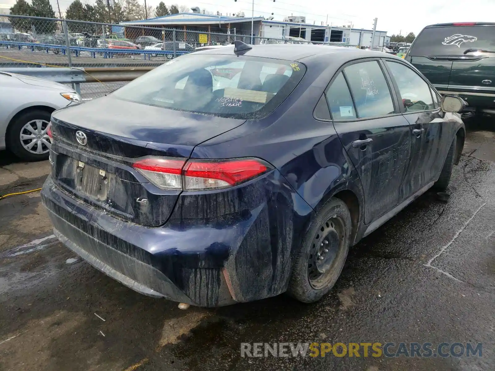 4 Photograph of a damaged car 5YFEPRAE8LP097104 TOYOTA COROLLA 2020