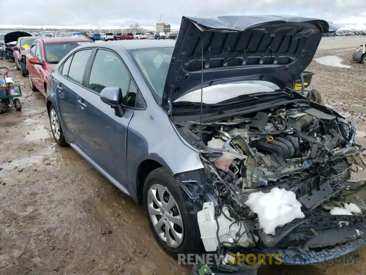 1 Photograph of a damaged car 5YFEPRAE8LP097166 TOYOTA COROLLA 2020