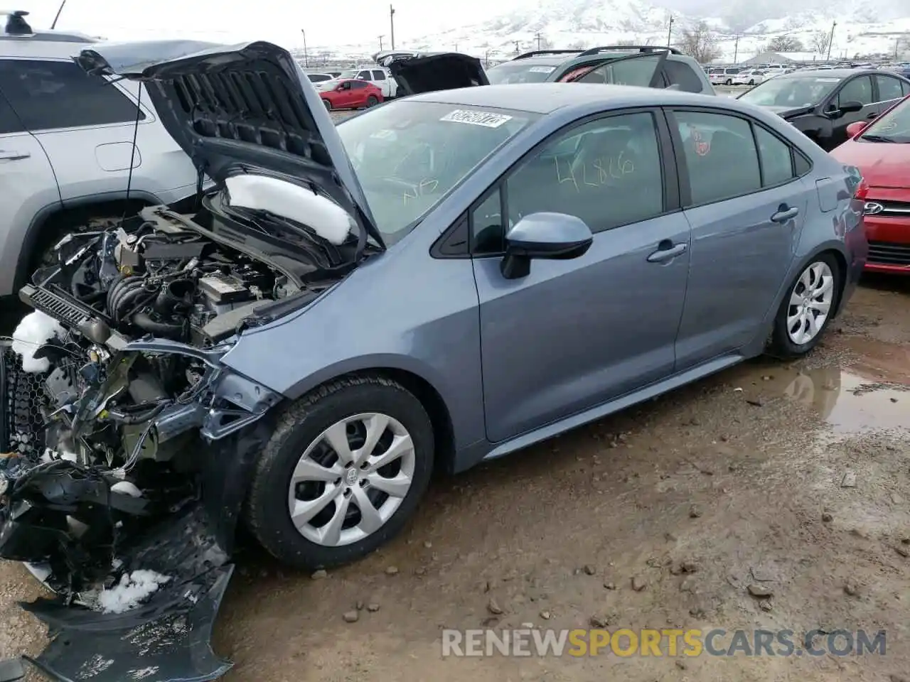 2 Photograph of a damaged car 5YFEPRAE8LP097166 TOYOTA COROLLA 2020