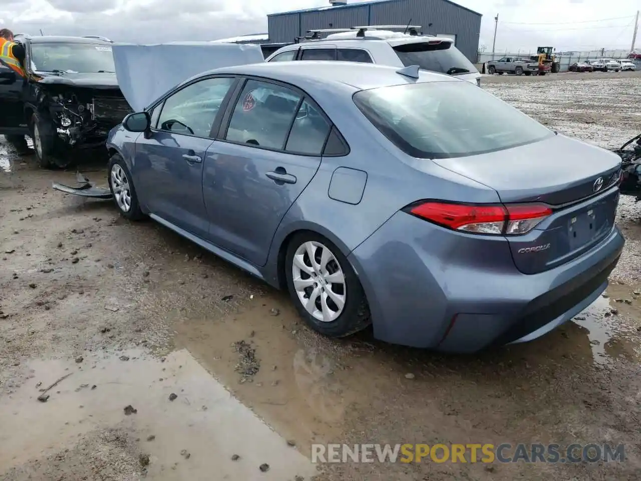 3 Photograph of a damaged car 5YFEPRAE8LP097166 TOYOTA COROLLA 2020