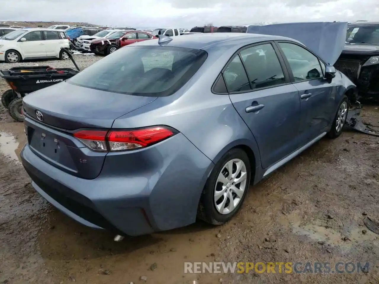 4 Photograph of a damaged car 5YFEPRAE8LP097166 TOYOTA COROLLA 2020