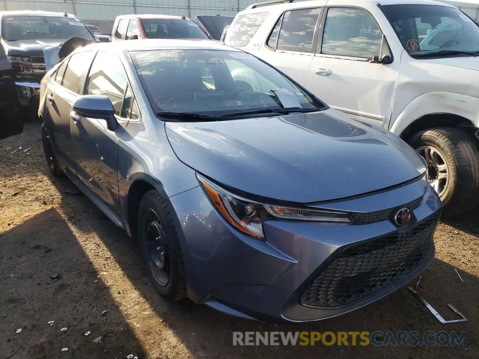 1 Photograph of a damaged car 5YFEPRAE8LP098222 TOYOTA COROLLA 2020