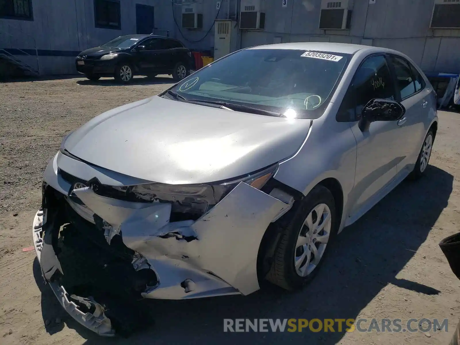 2 Photograph of a damaged car 5YFEPRAE8LP098253 TOYOTA COROLLA 2020