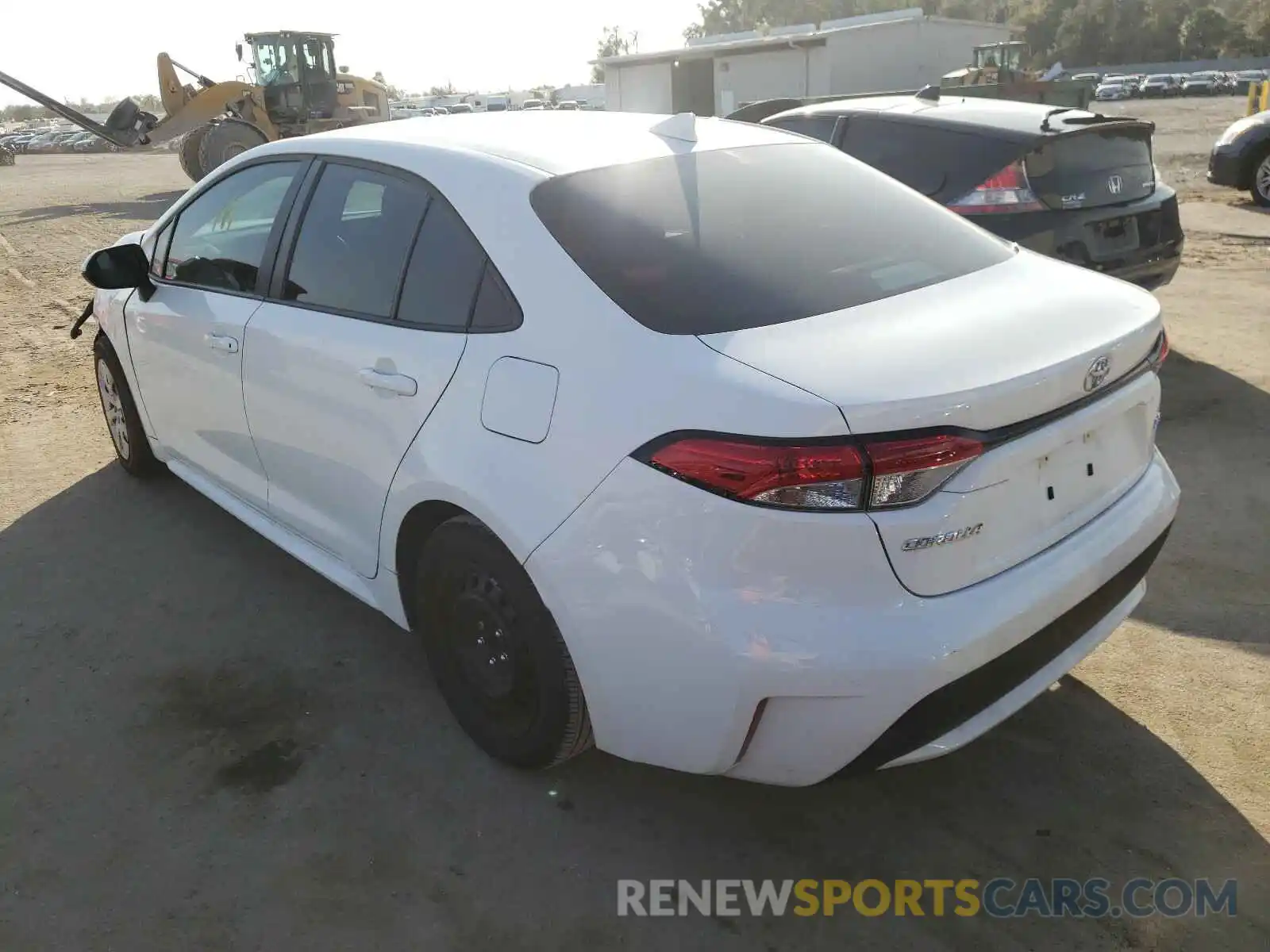 3 Photograph of a damaged car 5YFEPRAE8LP098544 TOYOTA COROLLA 2020