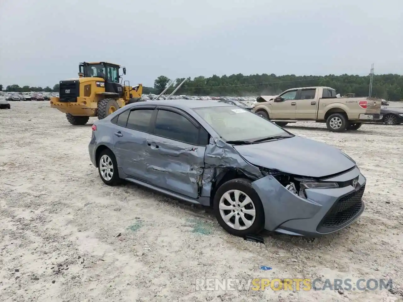 1 Photograph of a damaged car 5YFEPRAE8LP099788 TOYOTA COROLLA 2020