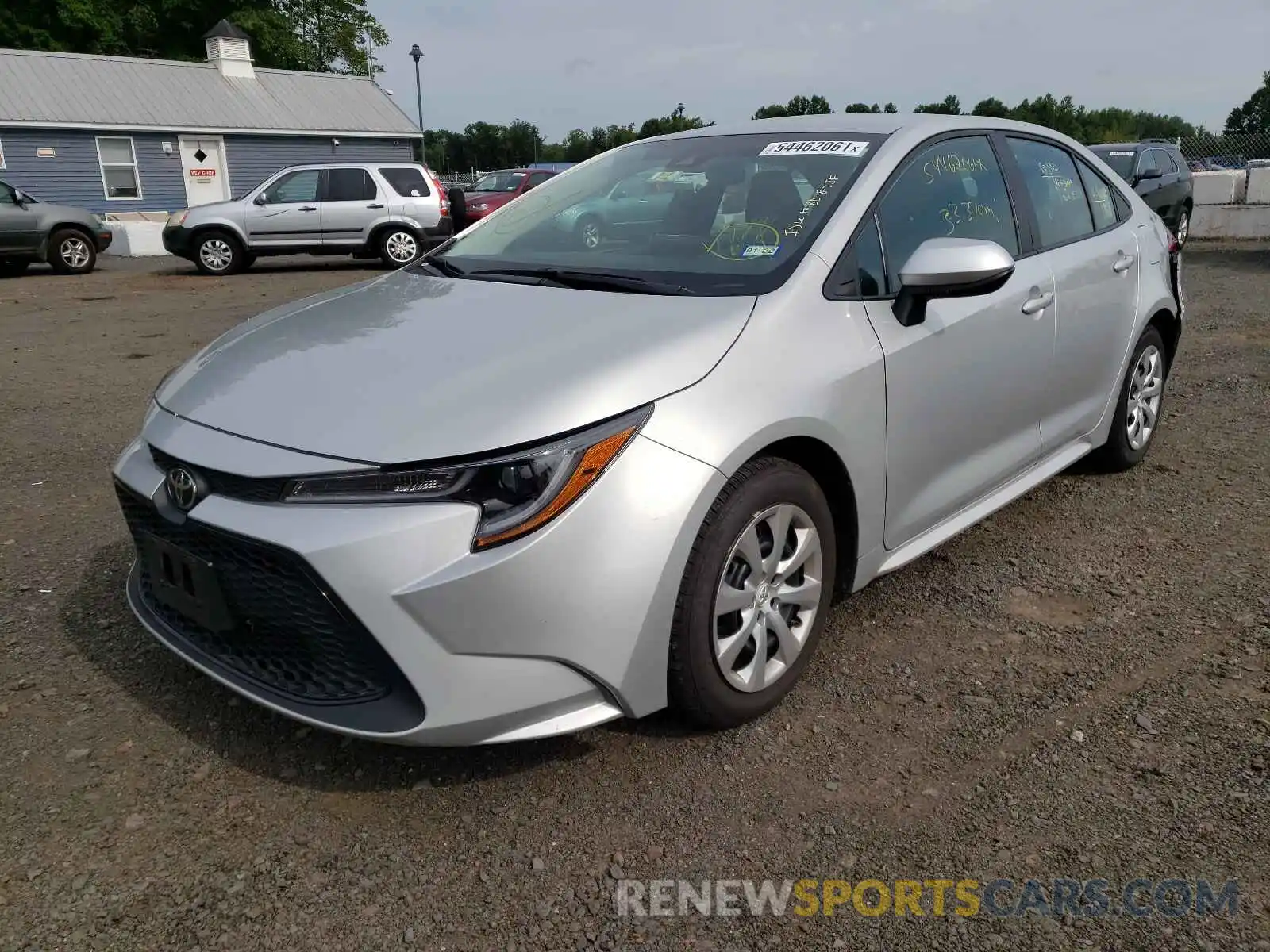 2 Photograph of a damaged car 5YFEPRAE8LP100096 TOYOTA COROLLA 2020