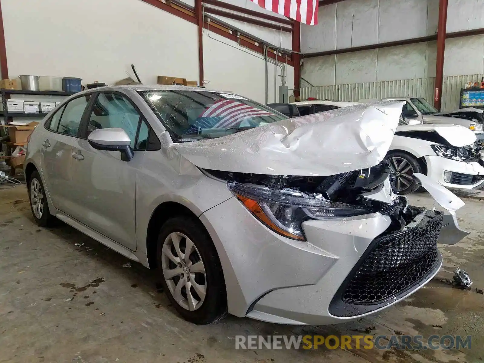 1 Photograph of a damaged car 5YFEPRAE8LP100891 TOYOTA COROLLA 2020