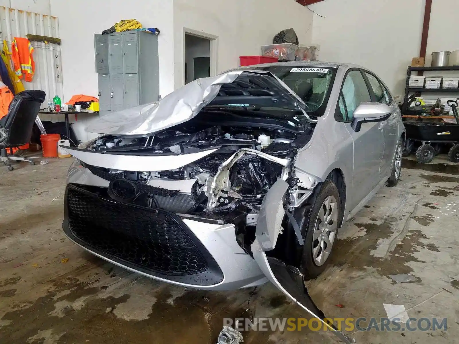 2 Photograph of a damaged car 5YFEPRAE8LP100891 TOYOTA COROLLA 2020