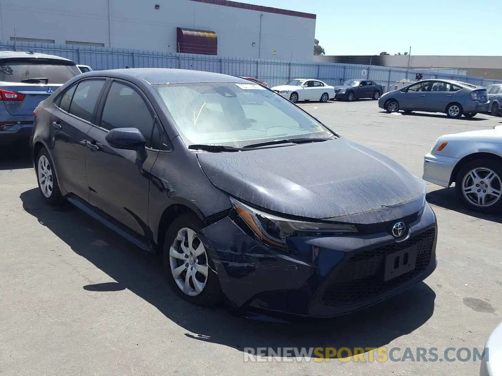 1 Photograph of a damaged car 5YFEPRAE8LP101183 TOYOTA COROLLA 2020