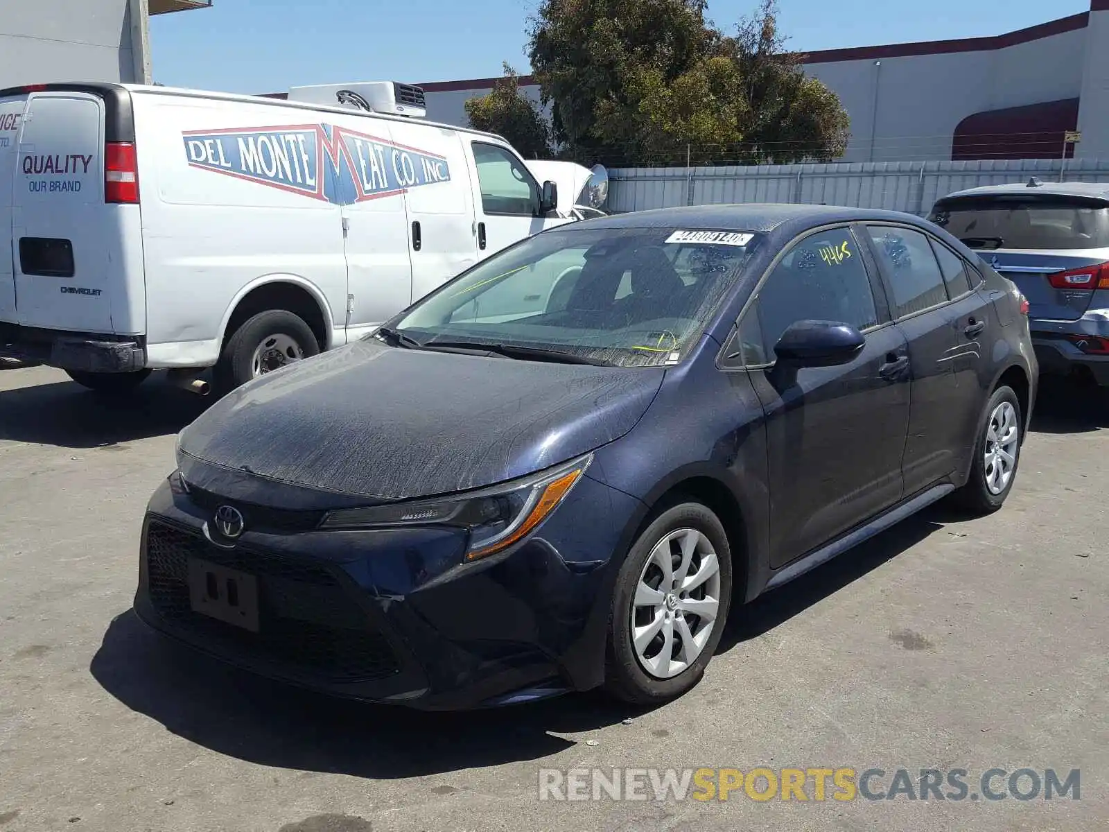 2 Photograph of a damaged car 5YFEPRAE8LP101183 TOYOTA COROLLA 2020