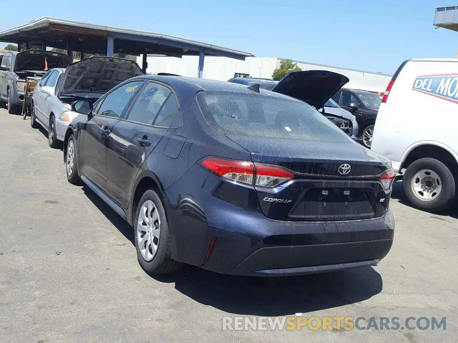 3 Photograph of a damaged car 5YFEPRAE8LP101183 TOYOTA COROLLA 2020