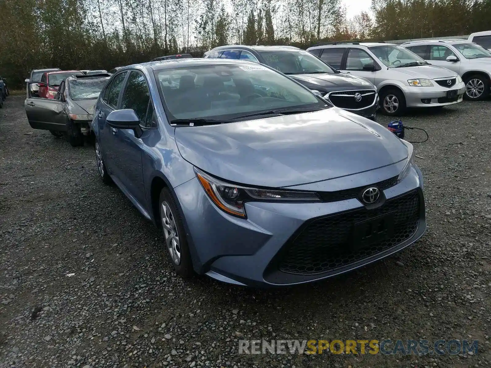 1 Photograph of a damaged car 5YFEPRAE8LP101801 TOYOTA COROLLA 2020