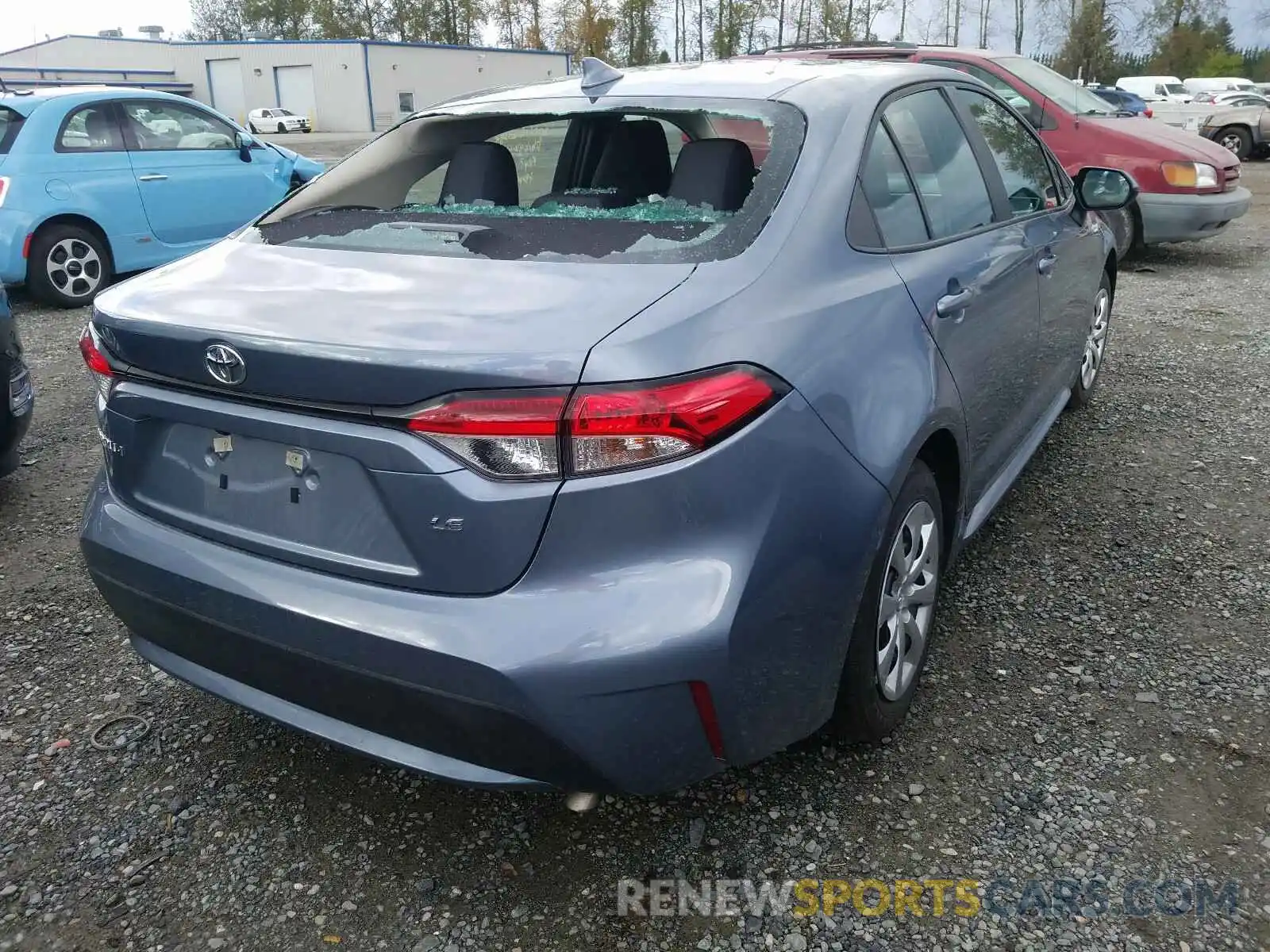 4 Photograph of a damaged car 5YFEPRAE8LP101801 TOYOTA COROLLA 2020