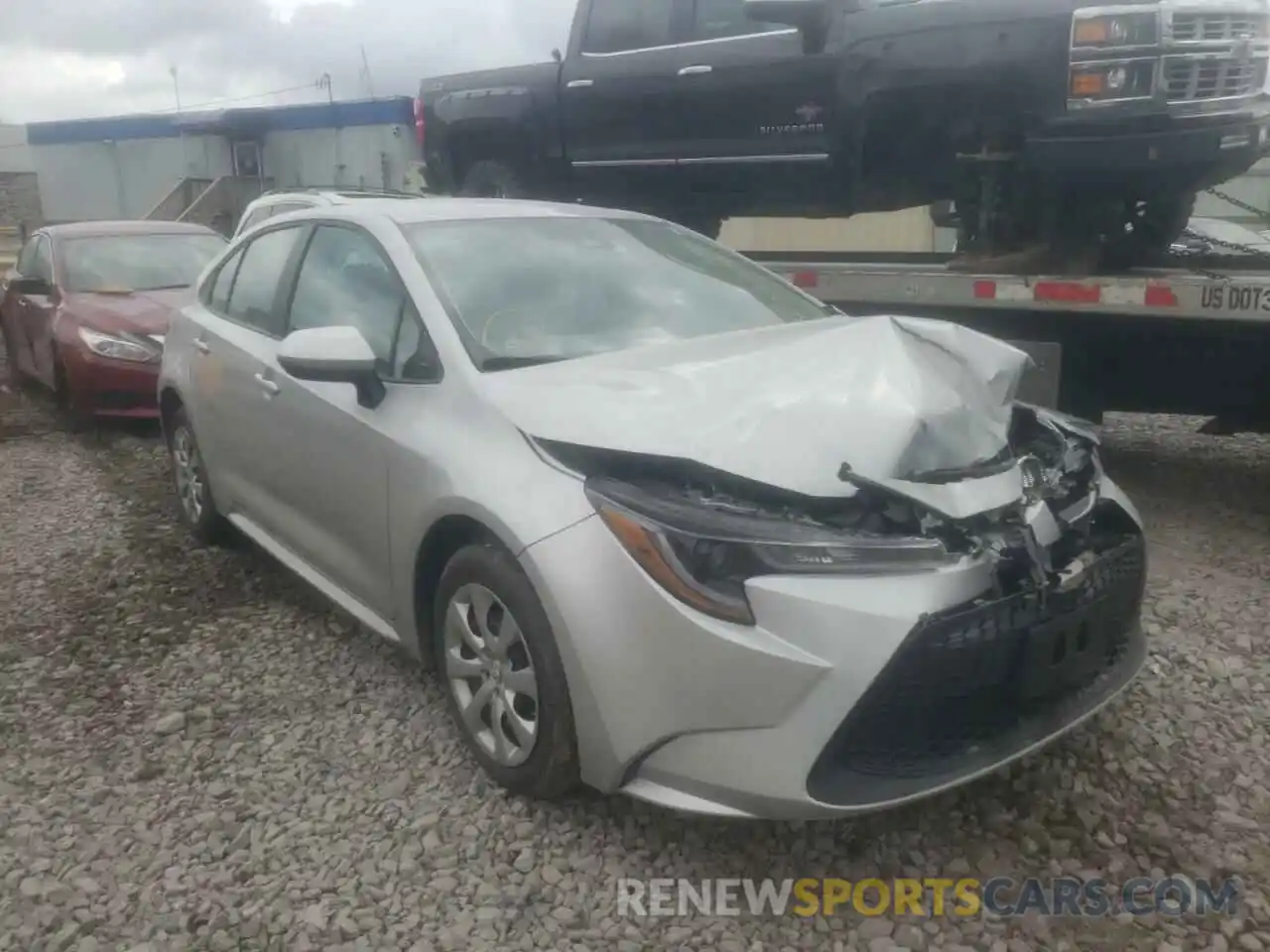 1 Photograph of a damaged car 5YFEPRAE8LP102253 TOYOTA COROLLA 2020