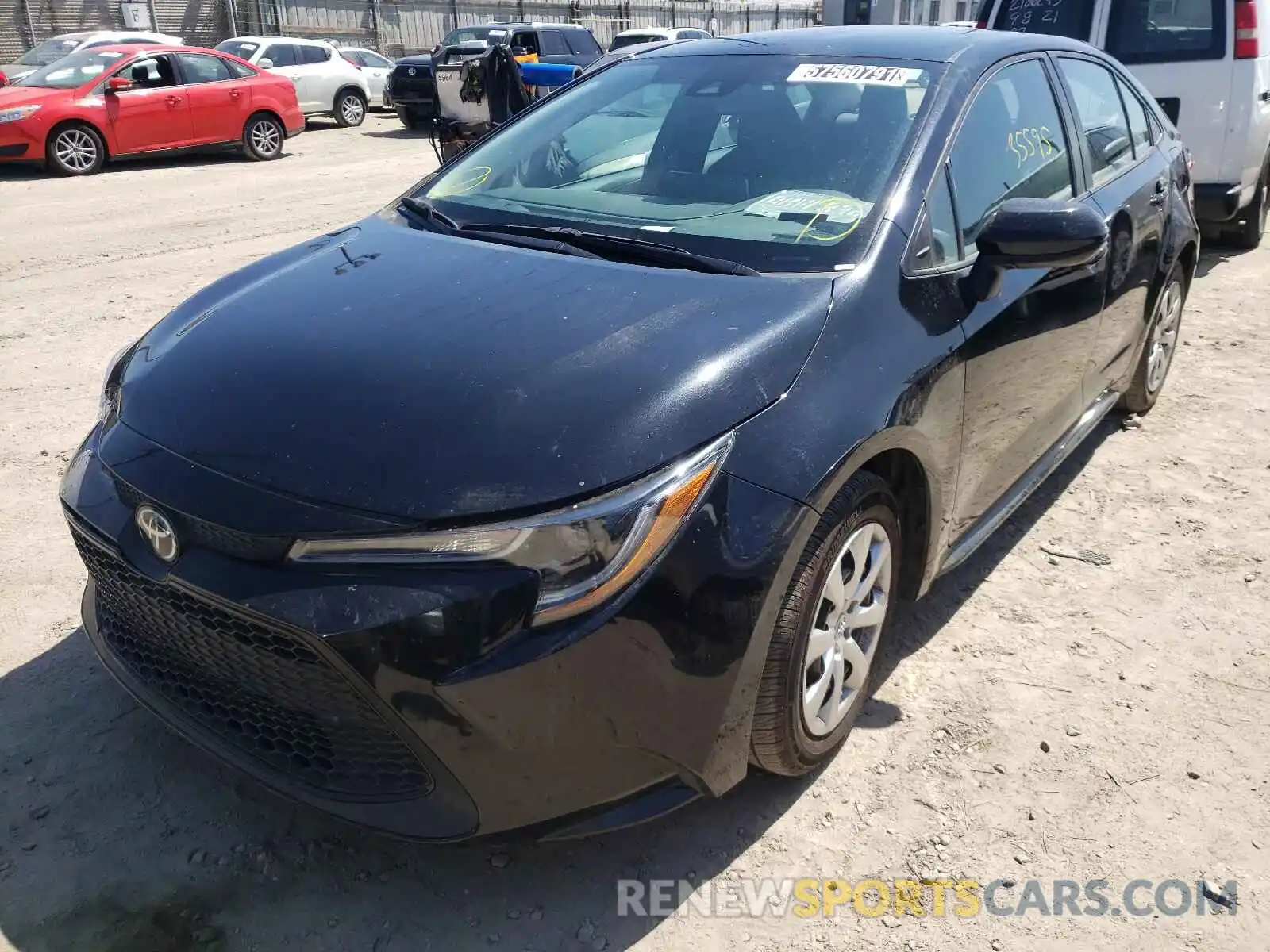 2 Photograph of a damaged car 5YFEPRAE8LP102334 TOYOTA COROLLA 2020