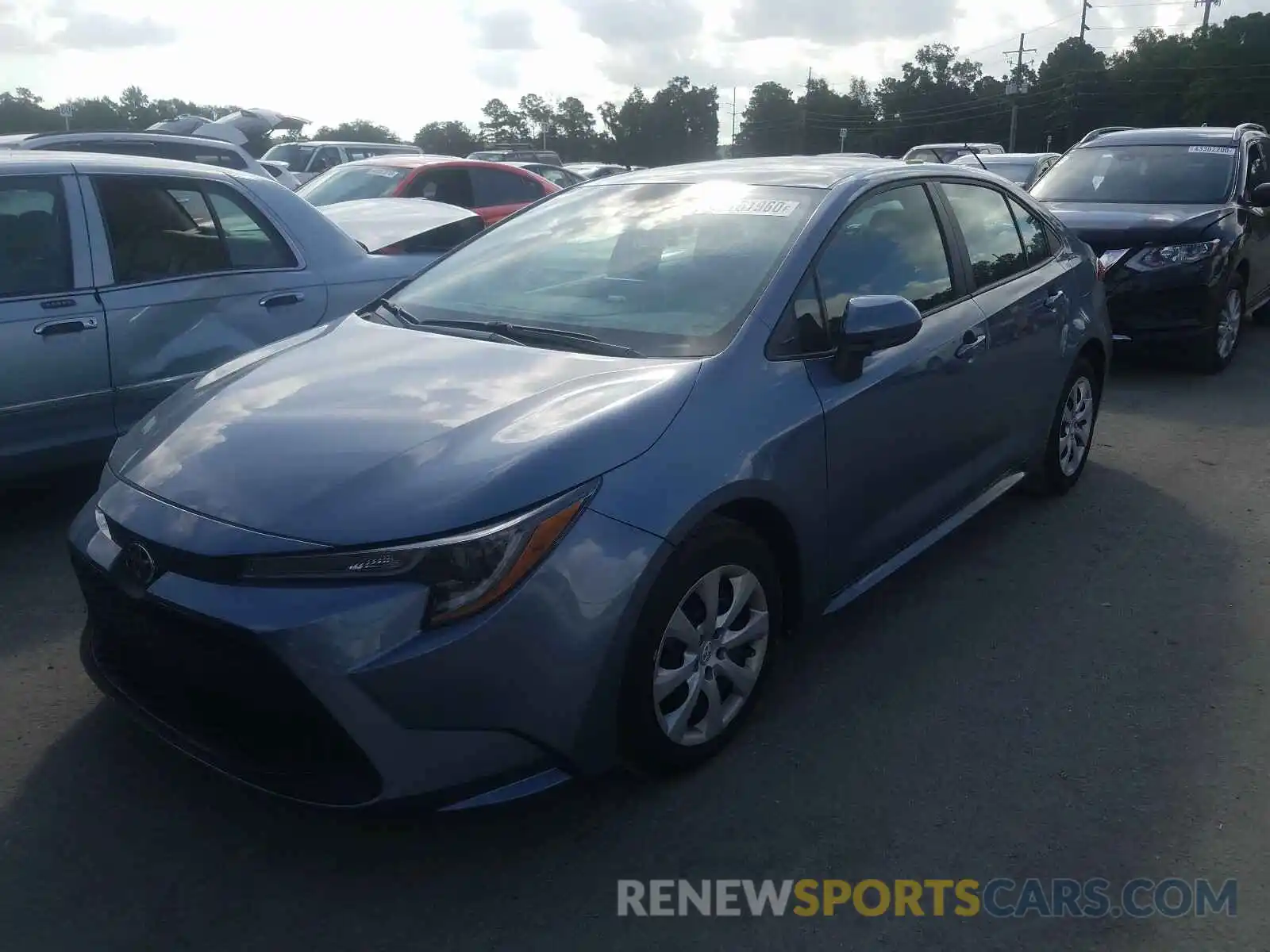 2 Photograph of a damaged car 5YFEPRAE8LP102480 TOYOTA COROLLA 2020