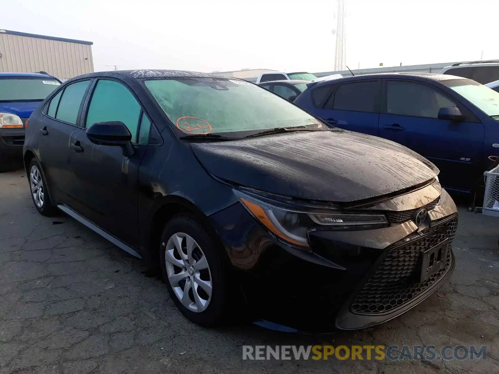 1 Photograph of a damaged car 5YFEPRAE8LP102785 TOYOTA COROLLA 2020