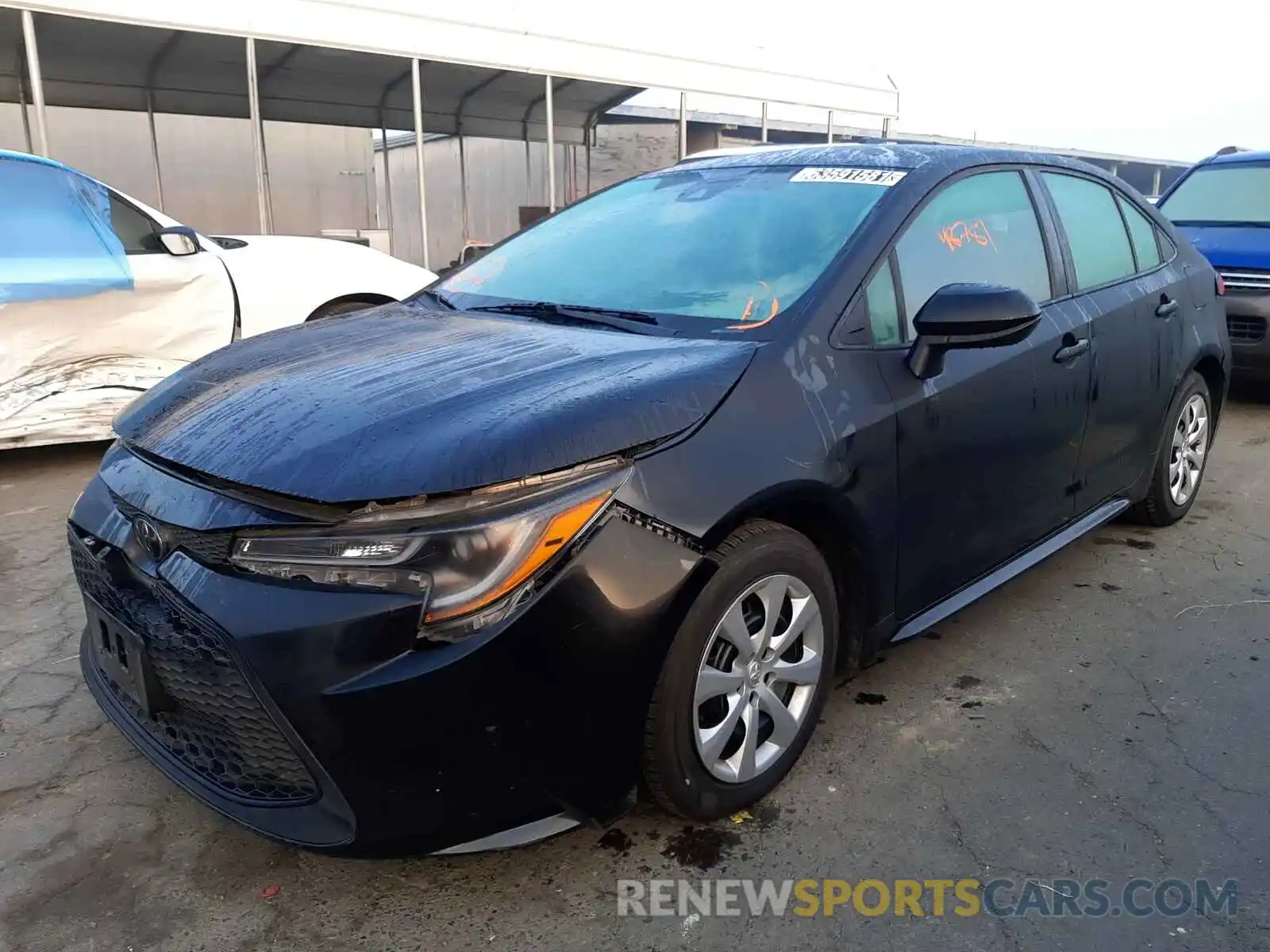 2 Photograph of a damaged car 5YFEPRAE8LP102785 TOYOTA COROLLA 2020