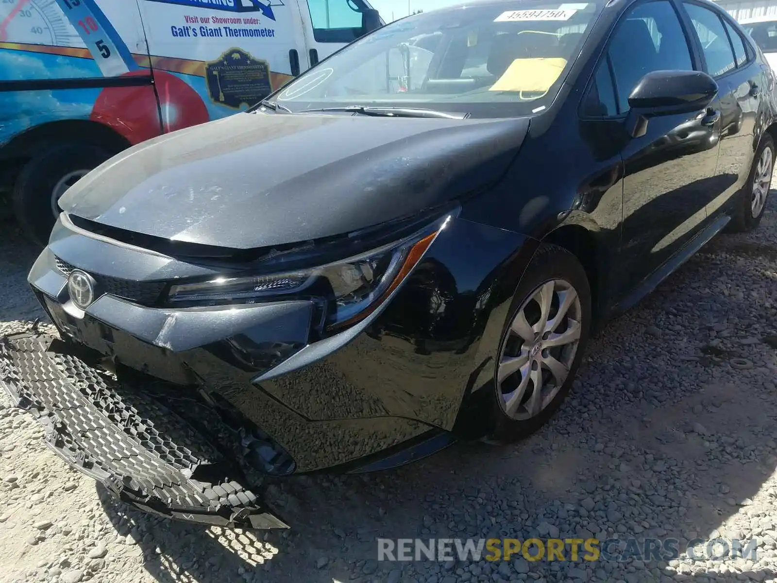 2 Photograph of a damaged car 5YFEPRAE8LP103287 TOYOTA COROLLA 2020