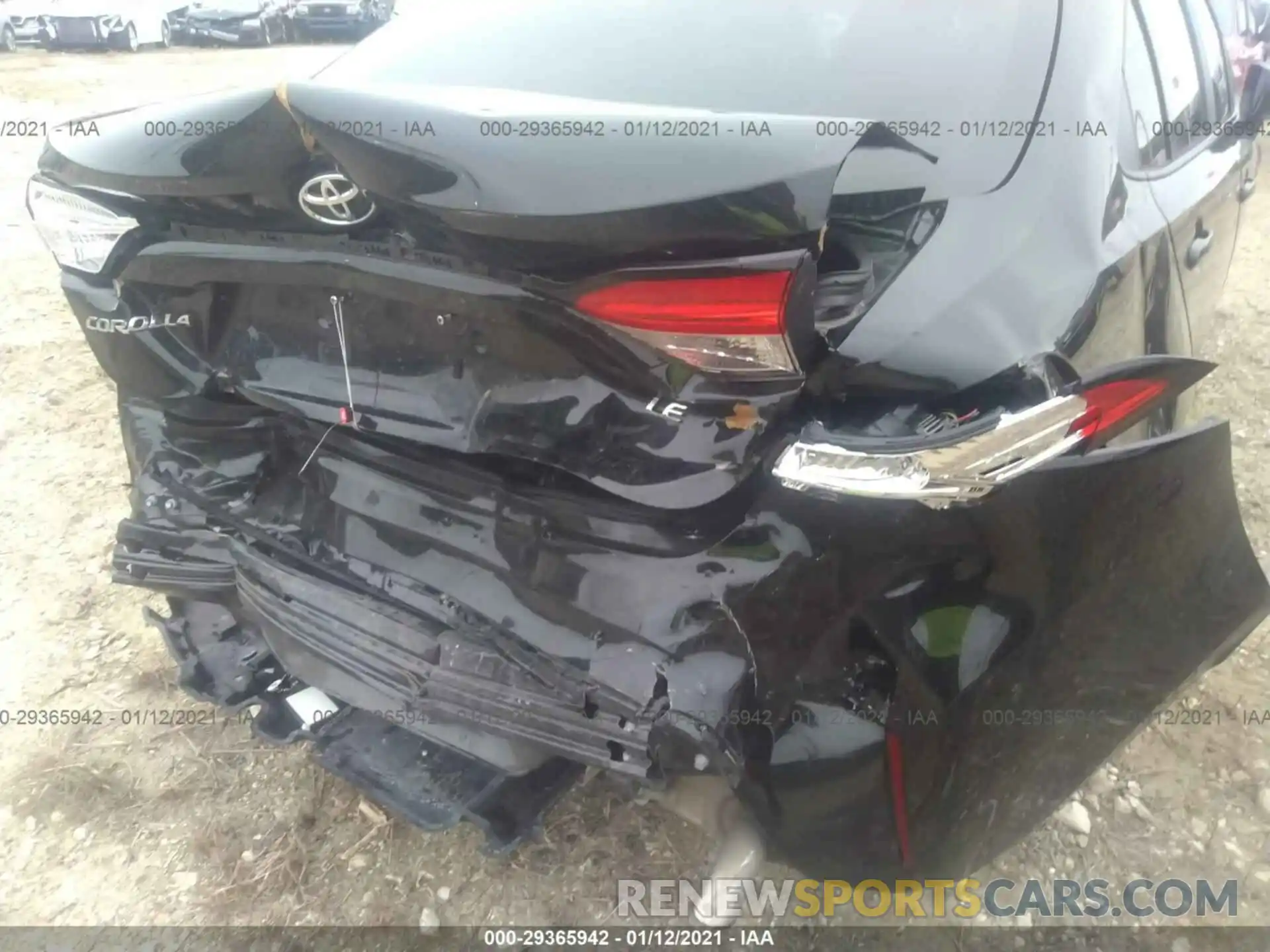 6 Photograph of a damaged car 5YFEPRAE8LP103659 TOYOTA COROLLA 2020
