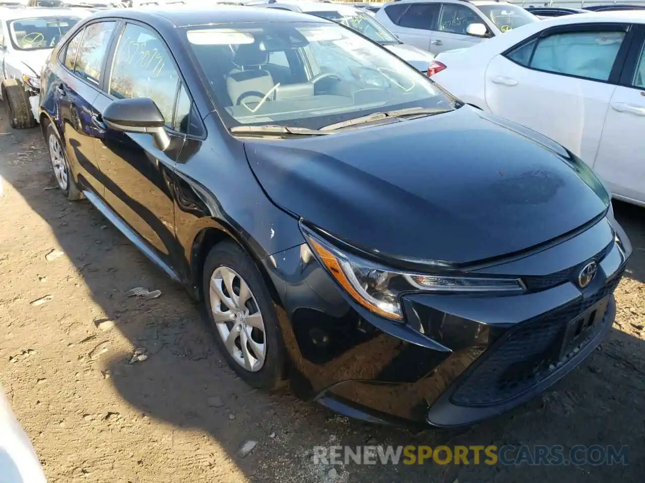 1 Photograph of a damaged car 5YFEPRAE8LP103841 TOYOTA COROLLA 2020