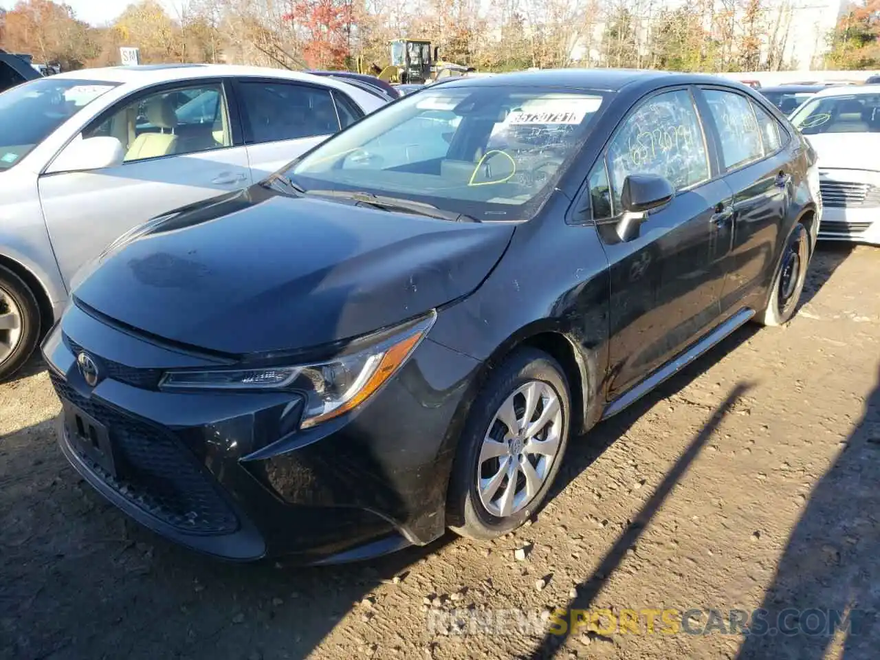 2 Photograph of a damaged car 5YFEPRAE8LP103841 TOYOTA COROLLA 2020