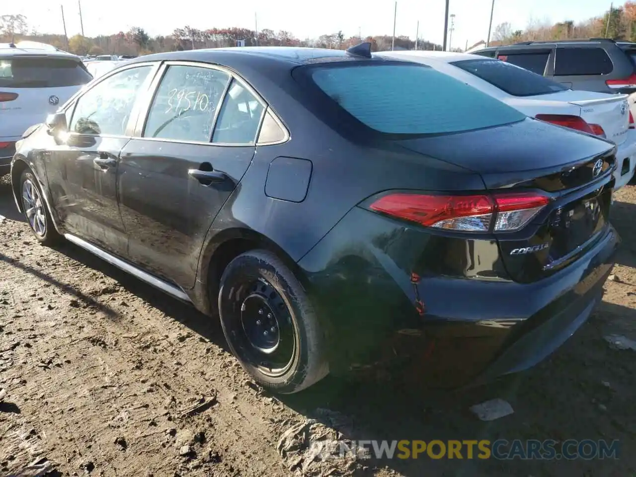 3 Photograph of a damaged car 5YFEPRAE8LP103841 TOYOTA COROLLA 2020