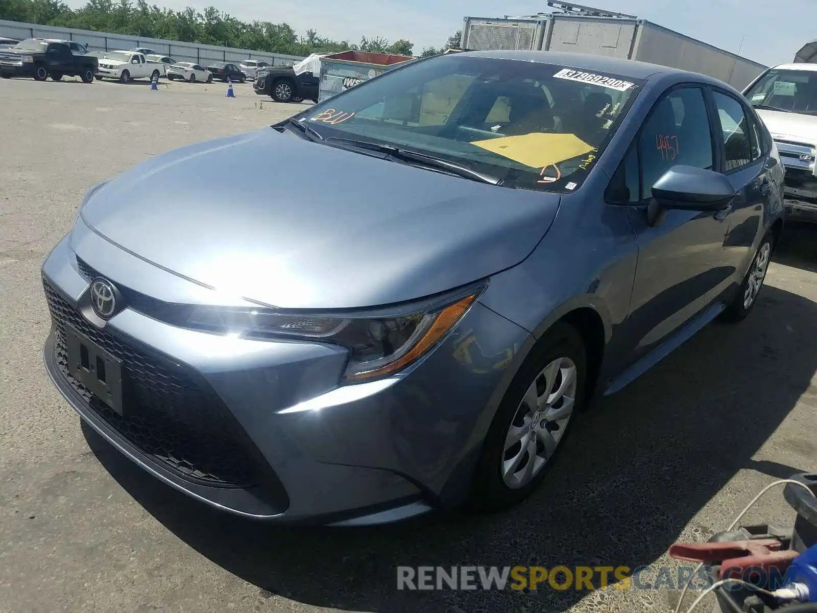 2 Photograph of a damaged car 5YFEPRAE8LP103872 TOYOTA COROLLA 2020