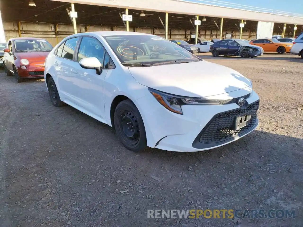 1 Photograph of a damaged car 5YFEPRAE8LP103905 TOYOTA COROLLA 2020