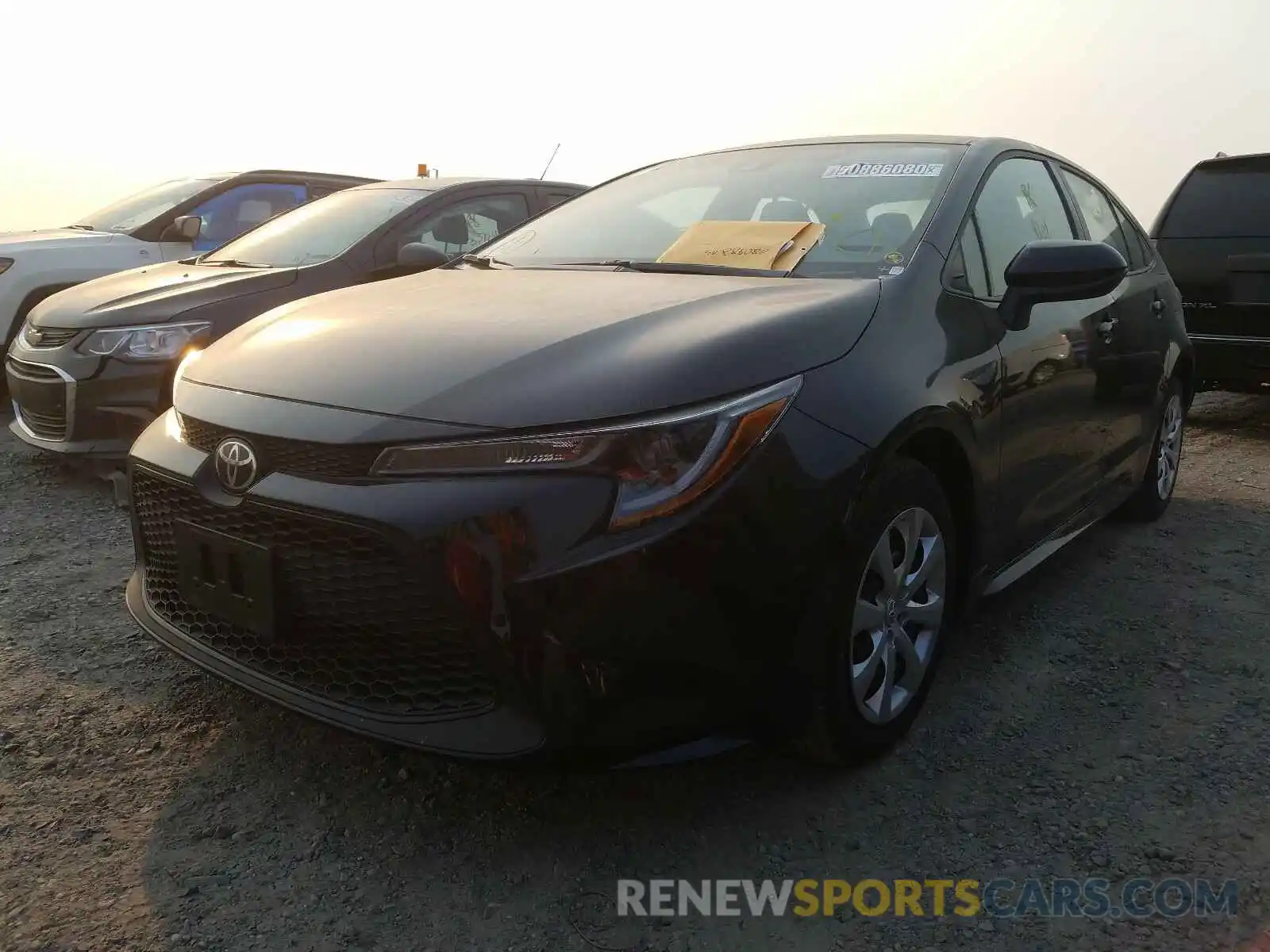 2 Photograph of a damaged car 5YFEPRAE8LP104293 TOYOTA COROLLA 2020