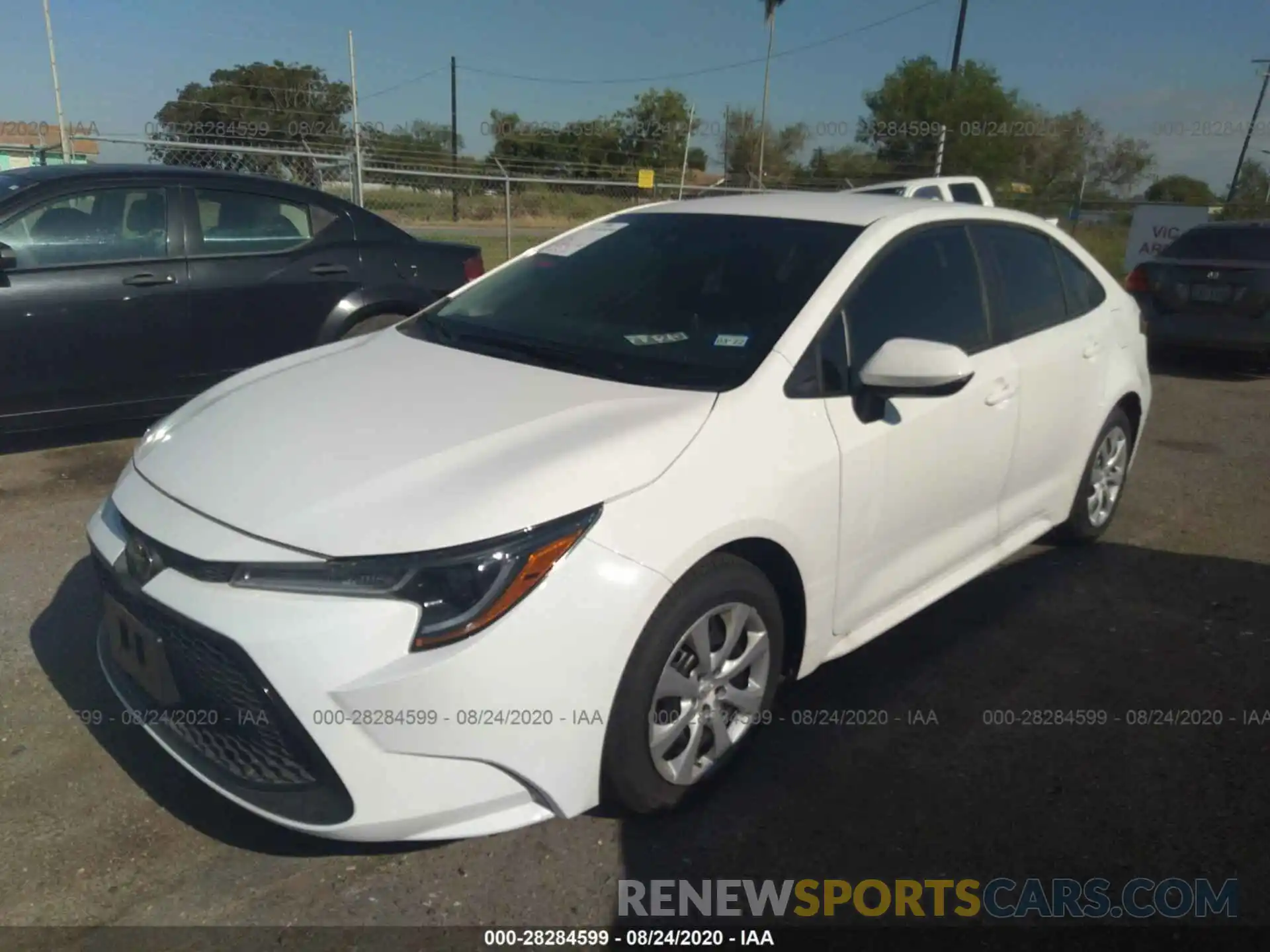 2 Photograph of a damaged car 5YFEPRAE8LP104732 TOYOTA COROLLA 2020