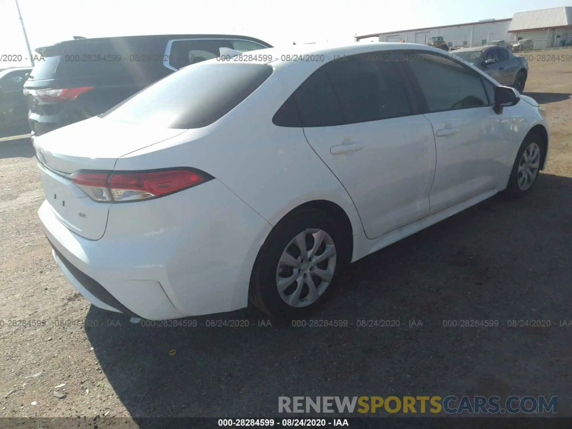 4 Photograph of a damaged car 5YFEPRAE8LP104732 TOYOTA COROLLA 2020