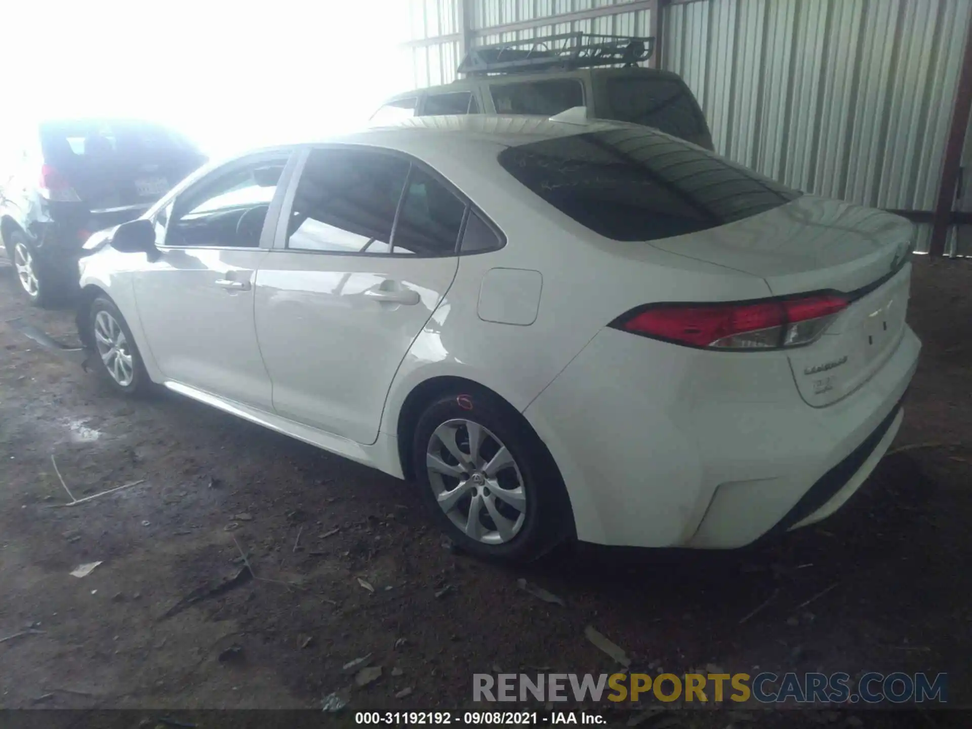 3 Photograph of a damaged car 5YFEPRAE8LP105394 TOYOTA COROLLA 2020