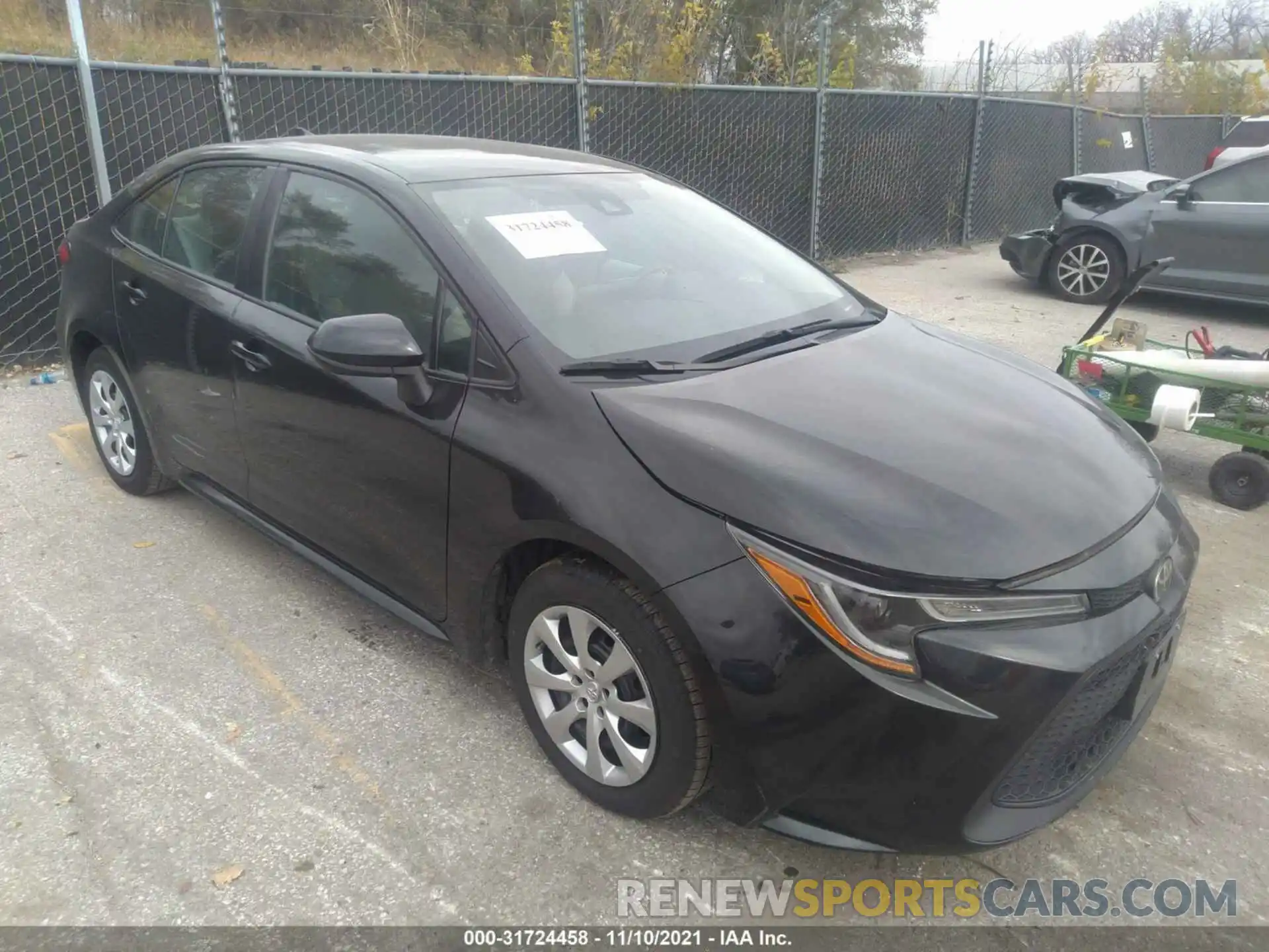 1 Photograph of a damaged car 5YFEPRAE8LP106092 TOYOTA COROLLA 2020