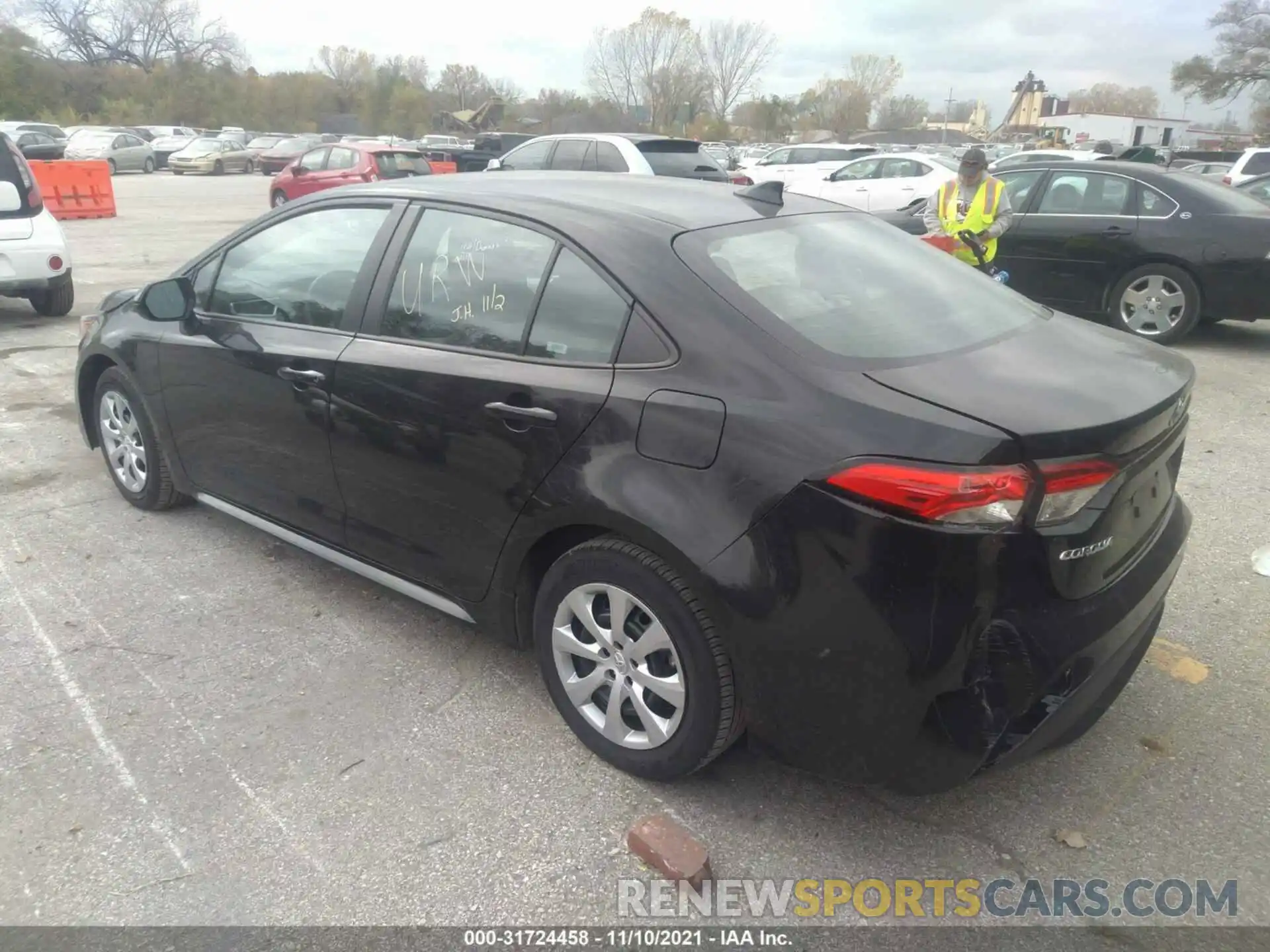 3 Photograph of a damaged car 5YFEPRAE8LP106092 TOYOTA COROLLA 2020