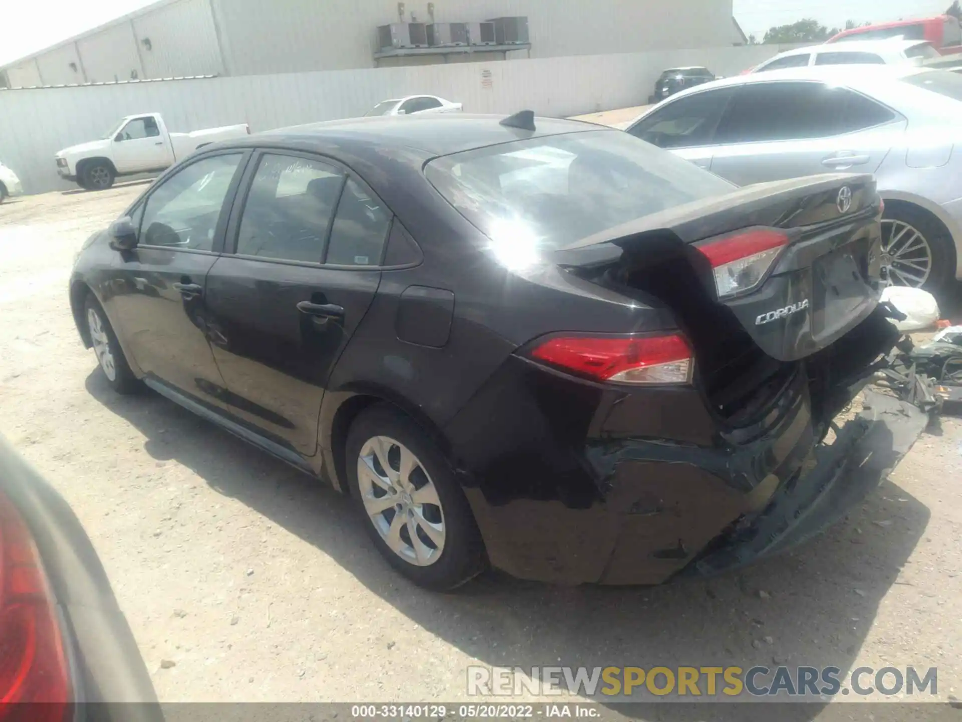 3 Photograph of a damaged car 5YFEPRAE8LP106805 TOYOTA COROLLA 2020