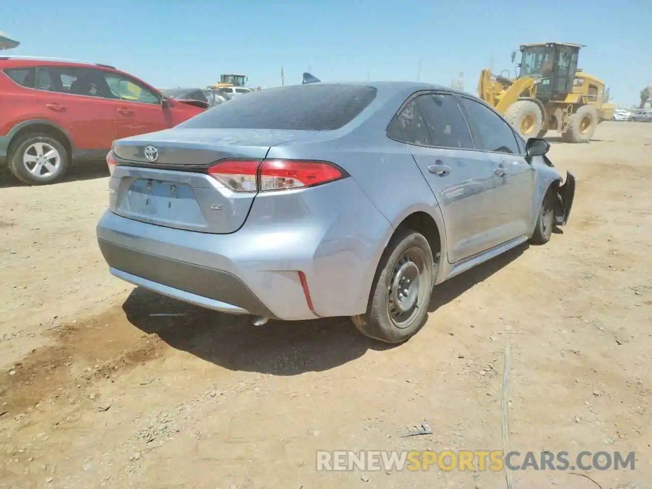 4 Photograph of a damaged car 5YFEPRAE8LP107341 TOYOTA COROLLA 2020