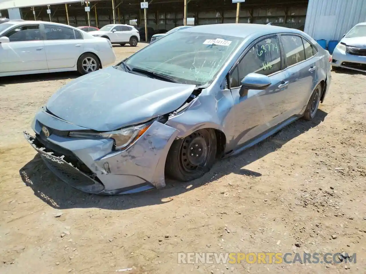 9 Photograph of a damaged car 5YFEPRAE8LP107341 TOYOTA COROLLA 2020