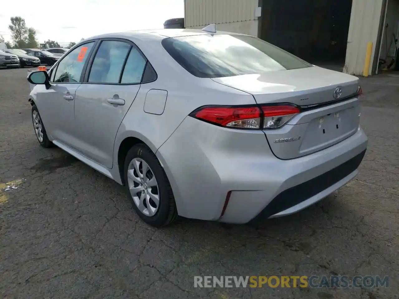 3 Photograph of a damaged car 5YFEPRAE8LP108165 TOYOTA COROLLA 2020