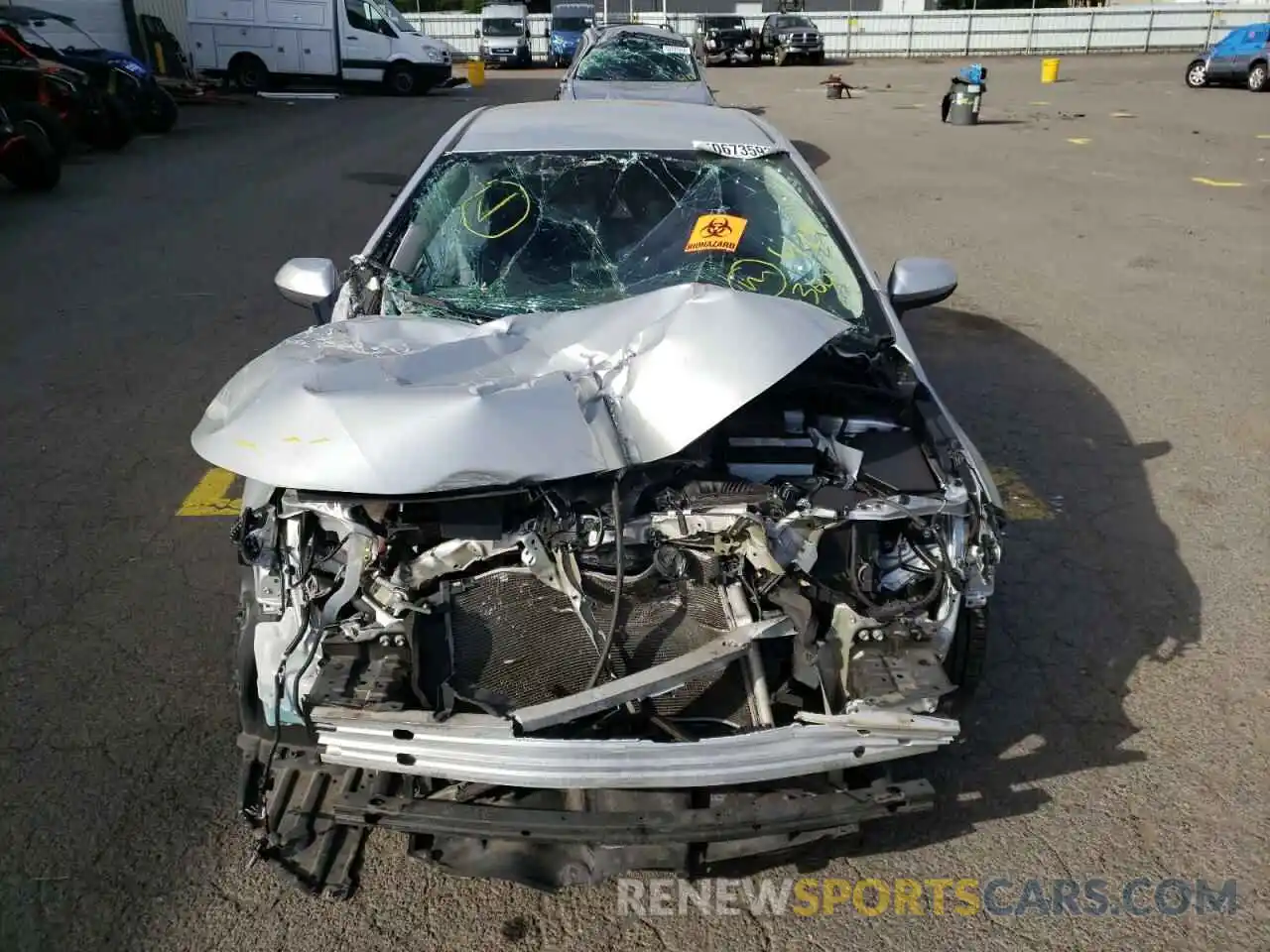 9 Photograph of a damaged car 5YFEPRAE8LP108165 TOYOTA COROLLA 2020