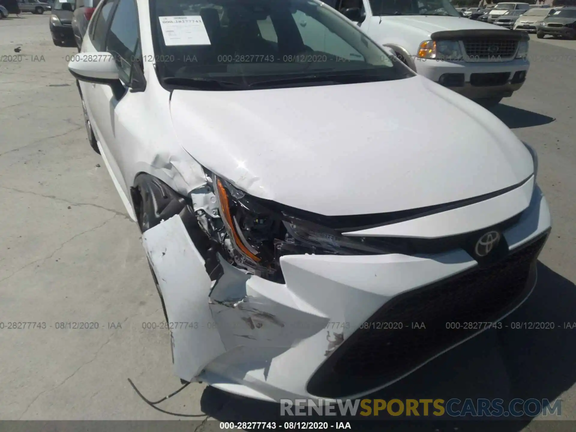 6 Photograph of a damaged car 5YFEPRAE8LP108344 TOYOTA COROLLA 2020