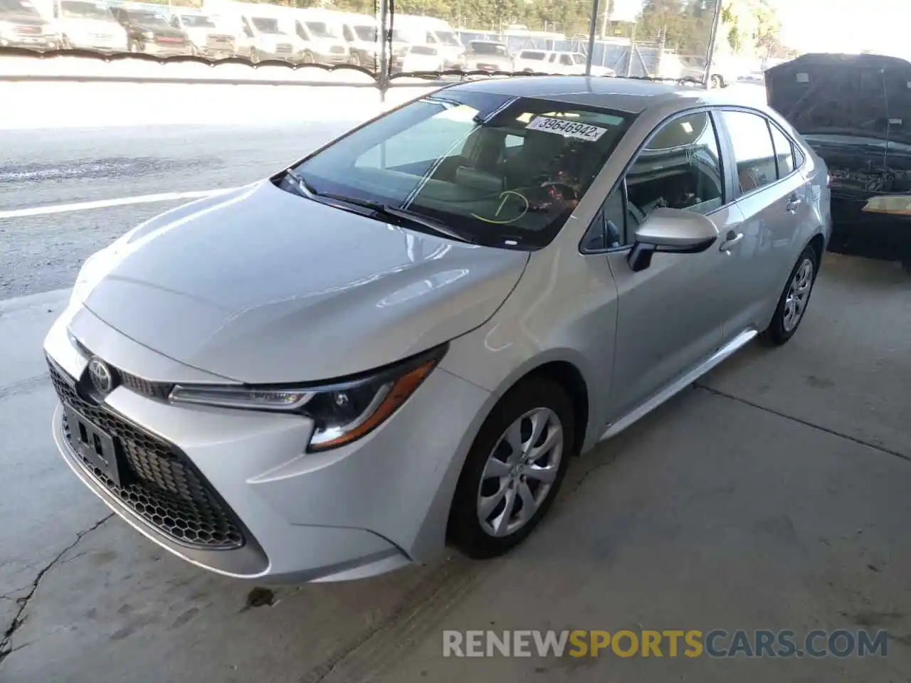 2 Photograph of a damaged car 5YFEPRAE8LP108554 TOYOTA COROLLA 2020