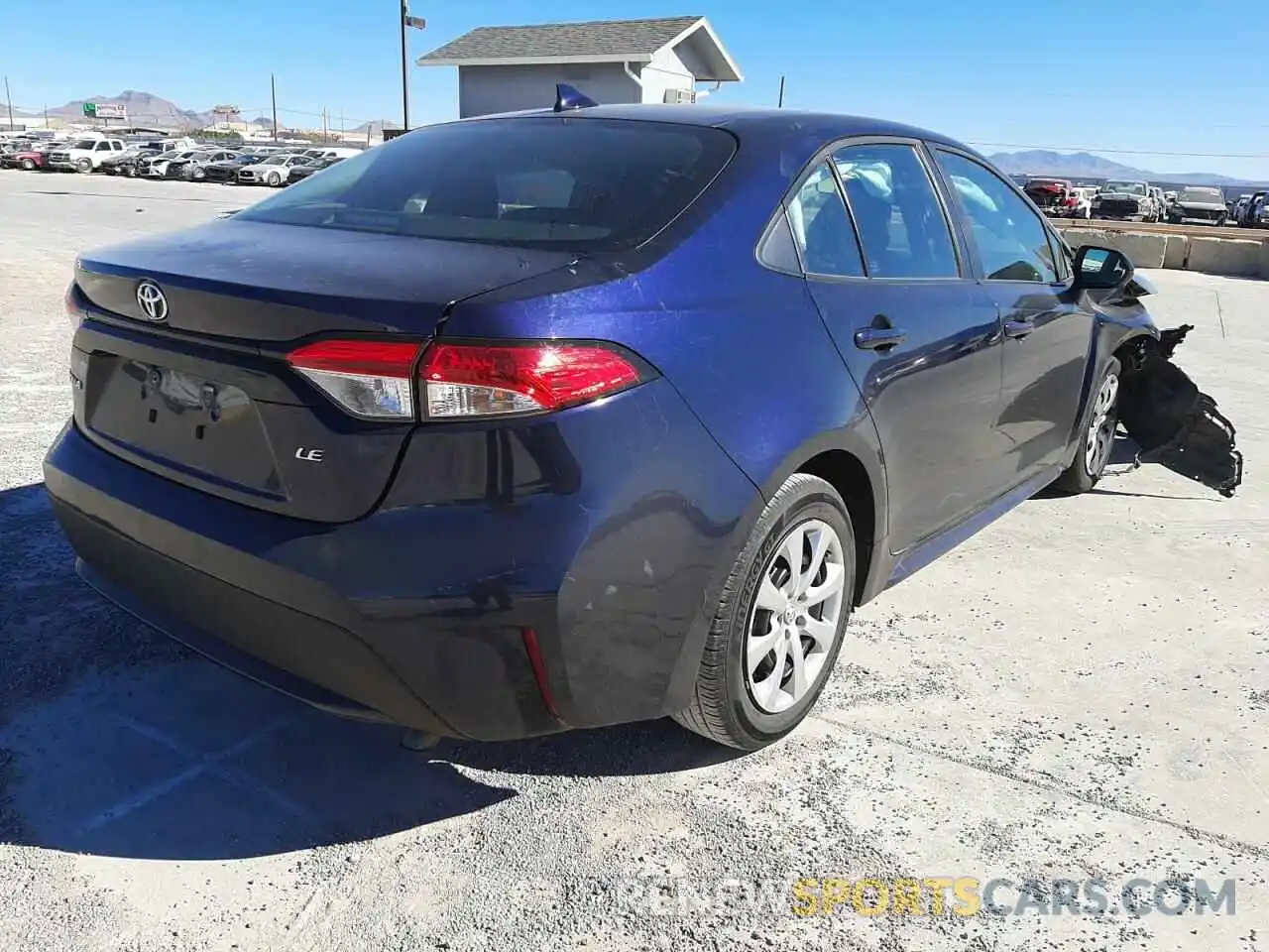 4 Photograph of a damaged car 5YFEPRAE8LP108781 TOYOTA COROLLA 2020