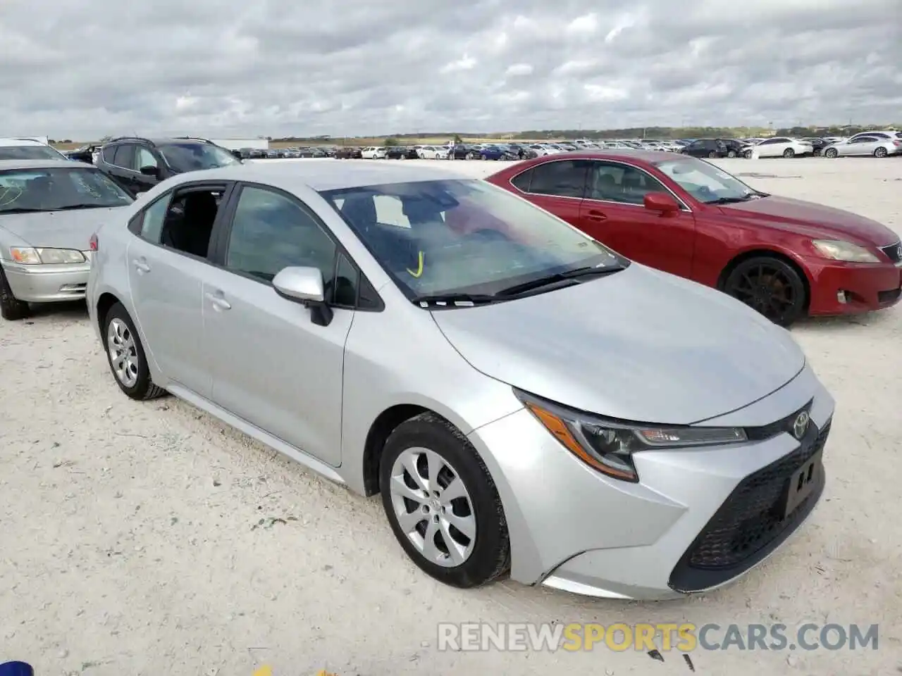 1 Photograph of a damaged car 5YFEPRAE8LP109803 TOYOTA COROLLA 2020