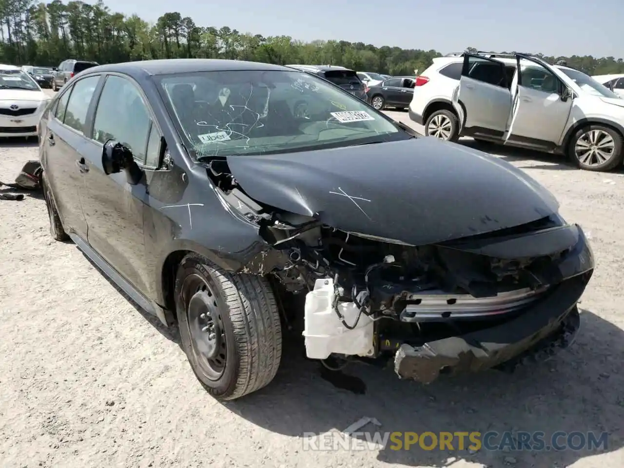 1 Photograph of a damaged car 5YFEPRAE8LP109882 TOYOTA COROLLA 2020