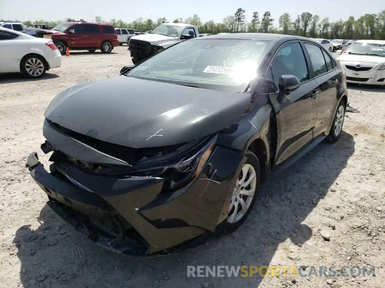 2 Photograph of a damaged car 5YFEPRAE8LP109882 TOYOTA COROLLA 2020