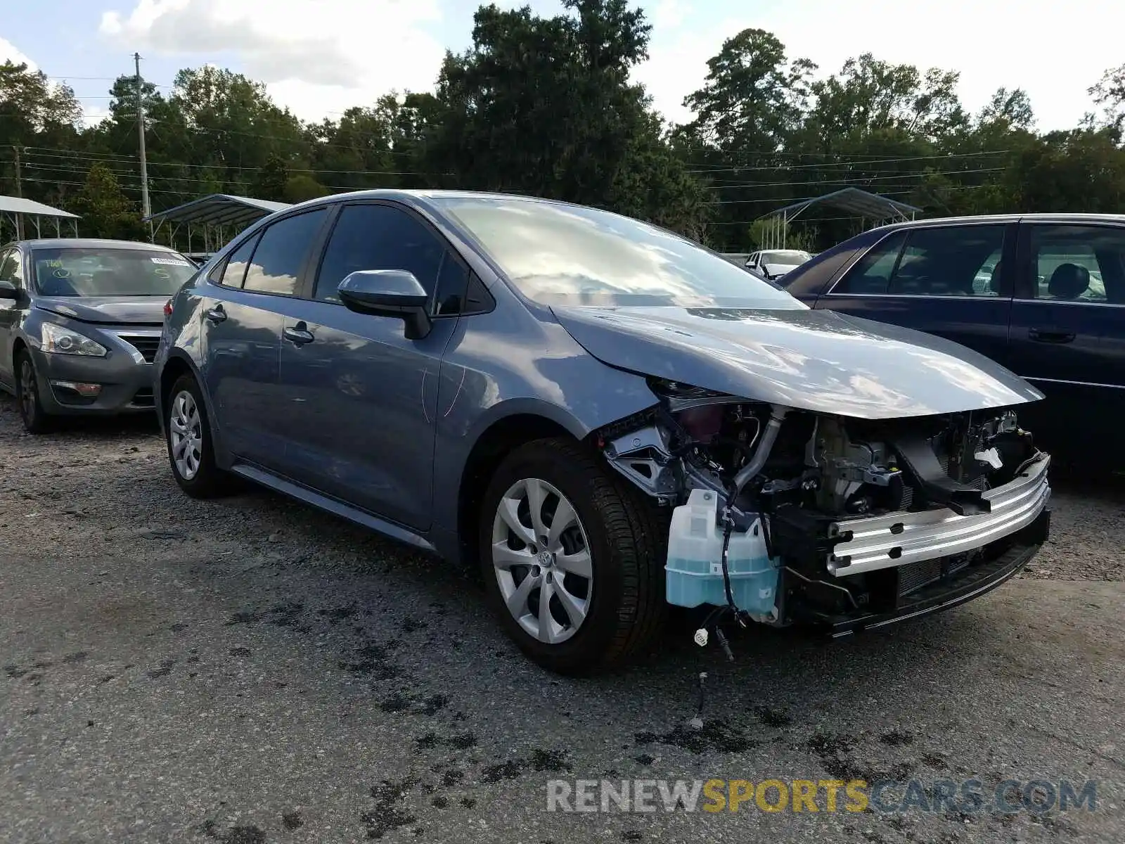 1 Photograph of a damaged car 5YFEPRAE8LP110160 TOYOTA COROLLA 2020