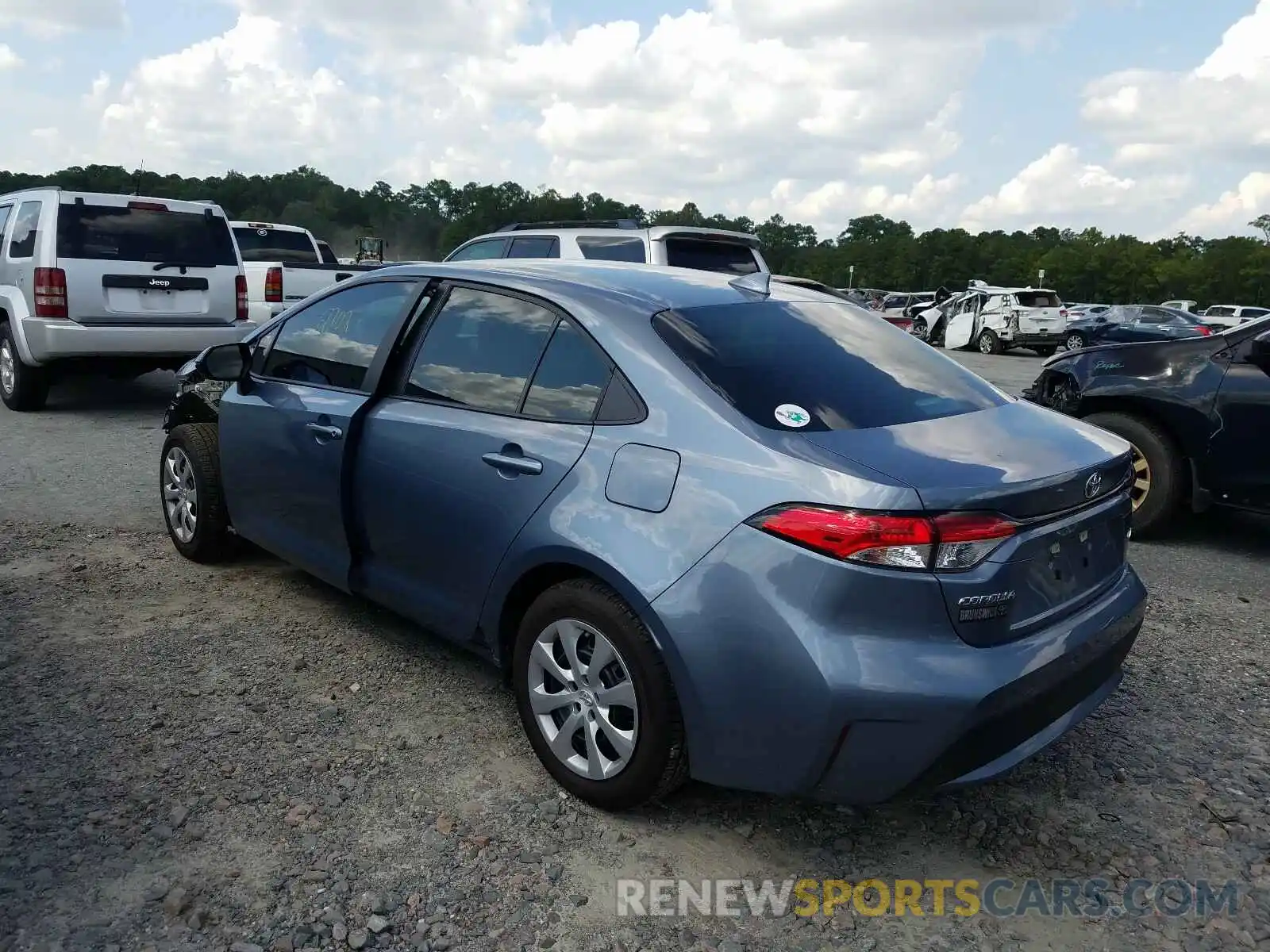 3 Photograph of a damaged car 5YFEPRAE8LP110160 TOYOTA COROLLA 2020