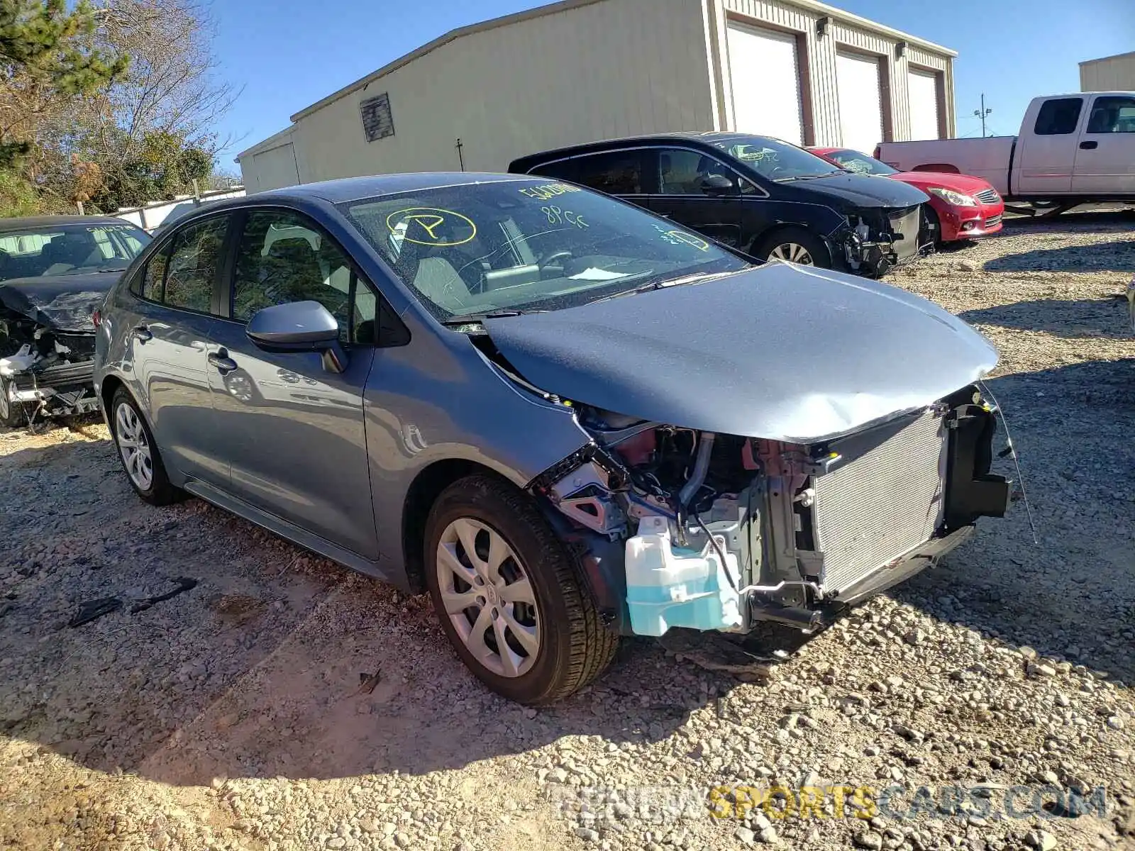 1 Photograph of a damaged car 5YFEPRAE8LP110224 TOYOTA COROLLA 2020