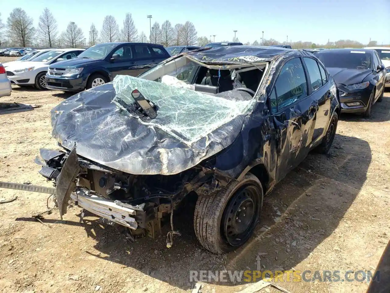 2 Photograph of a damaged car 5YFEPRAE8LP110675 TOYOTA COROLLA 2020